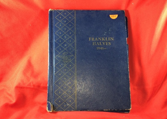 (35) Franklin Halves in Blue Book (x35)