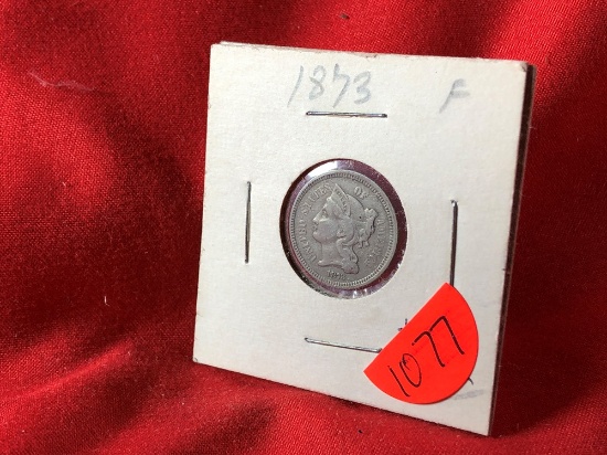 1873 3-Cent Piece (x1)