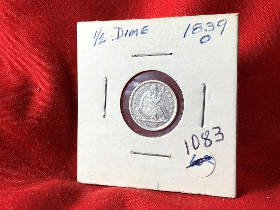 1839 1/2-Dime (x1)