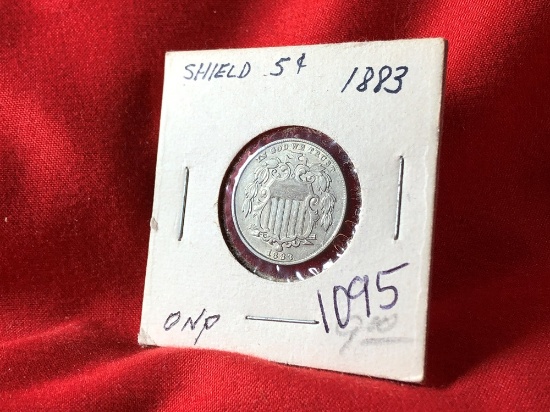1883 5-Cent Shield Nickel (x1)