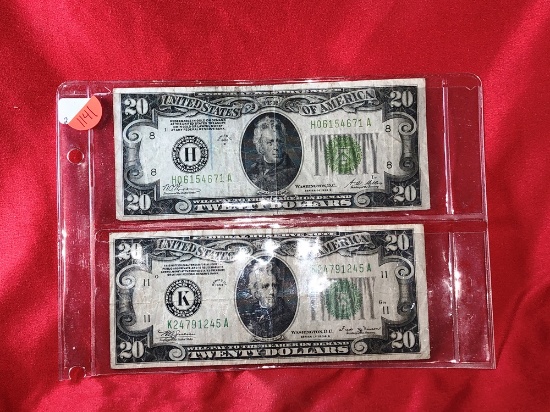 (2) $20 Bills (x1)