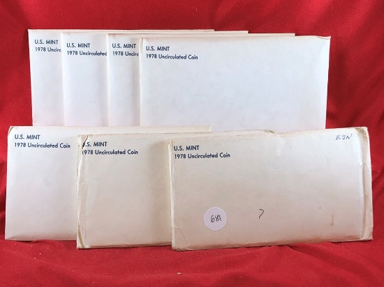 (7) 1978 Mint Sets (x7)