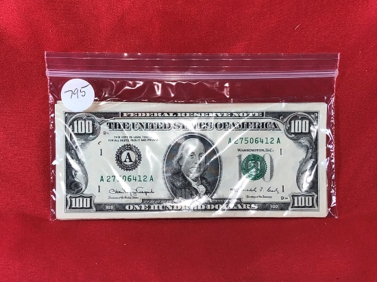 (20) Green Seal $100 Bills (x20)
