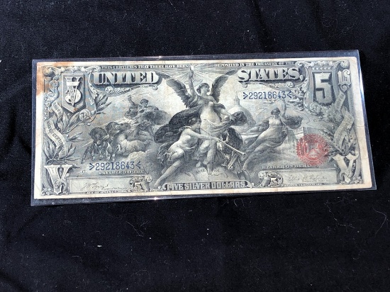 1896 $5 Grant/Sheridan (x1)