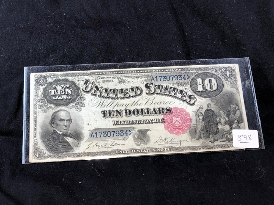 1880 $10 Jackass Note (x1)