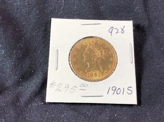 1901-S $10 Gold Liberty (x1)