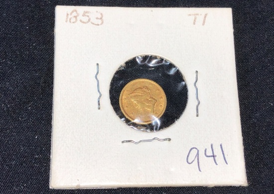 1853 Type 1 $1 Gold (x1)