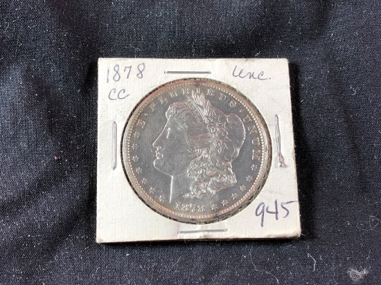 1878-CC Morgan Silver Dollar (x1)