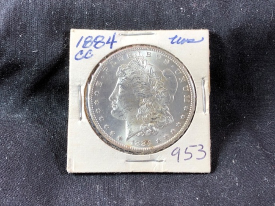 1884-CC Morgan Silver Dollar (x1)