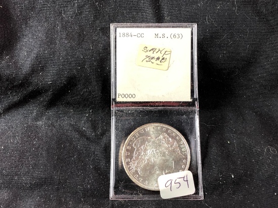 1884-CC Morgan Silver Dollar (x1)