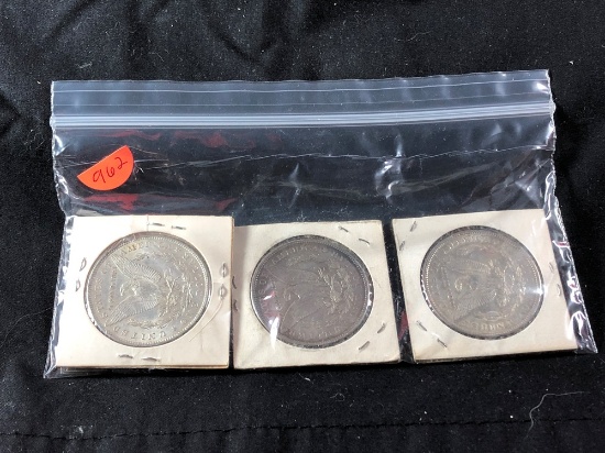 (4) 1889 Morgan Silver Dollars (x4)