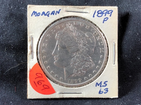 1899-P MS63 Morgan Silver Dollar (x1)