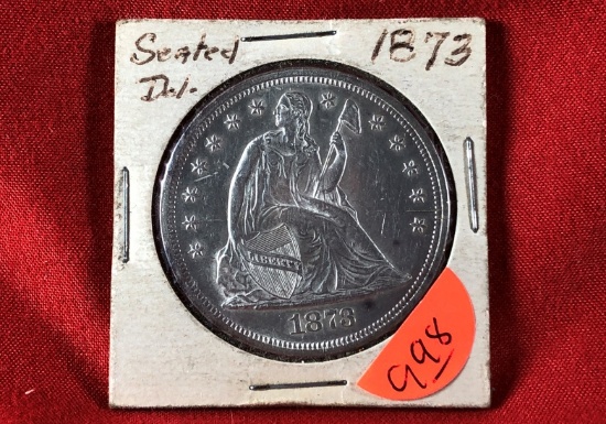 1873 Seated Dollar (x1)