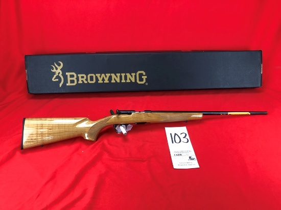 Browning T-Bolt, 22 Mag, SN:02430ZX253, Maple Stock, NIB