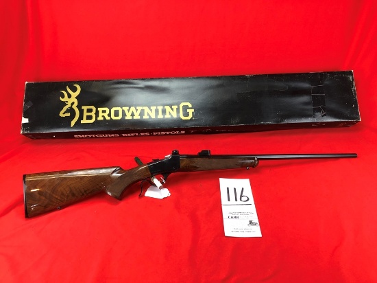Browning 1885, 22 Hornet, SN:04012NV2L7, NIB