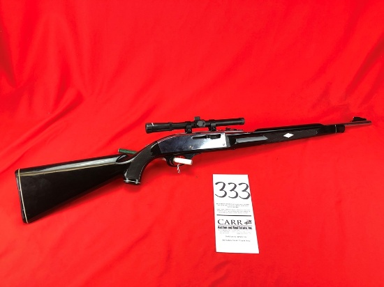 Remington Nylon M.66 Apache, Semi Auto .22 w/Scope, Black Stock, Chrome Bbl.
