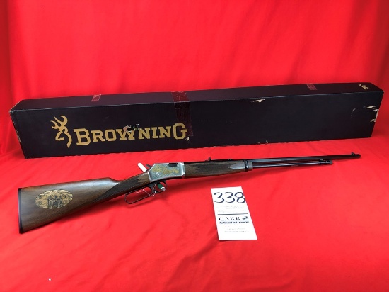 Browning Lever Action BL-22 "Last of the Alamo" Gold Engraved, .22, SN:03133MW242, NIB