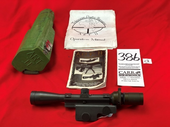 Art II 3x9 Auto Ranging Scope w/Container (Rebuilt in 2011) (Fits on gun #386)