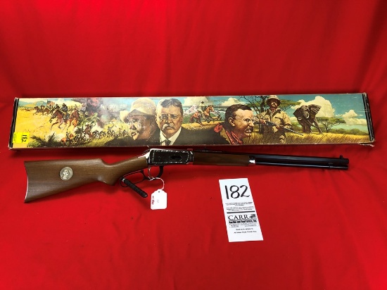 Winchester M.94, 30-30, Theodore Roosesvelt, 26th Pres. 1929 Comm. 20" Carbine Oct. Bbl., Silver Rec
