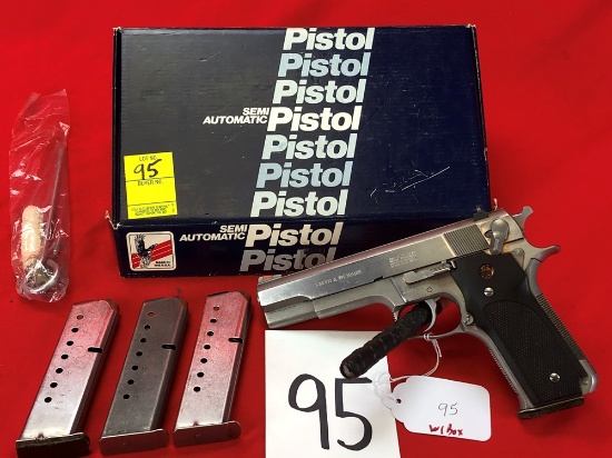 S&W 645, 45 ACP, SN:TBB0662, Stainless w/Box (HG)