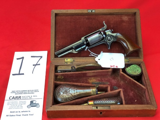 Colt 1855 Root Model 2, Side Hammer, .28-Cal. w/Box & Access., SN:6282 (EX)