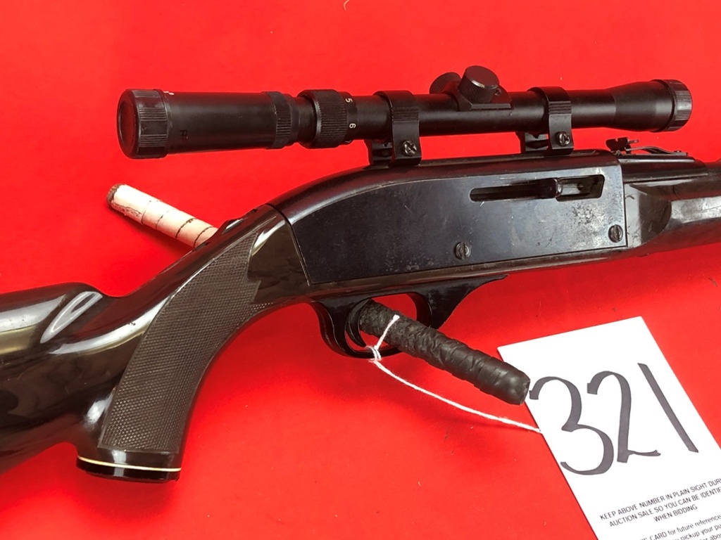 Remington Nylon M.66, Seneca, Green Stock, .22-Cal., Semi-Auto, w/Scope |  Guns & Military Artifacts Firearms | Online Auctions | Proxibid