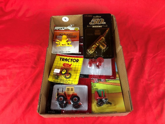 (6) 1/64 Toy Tractors/Implements (x6)