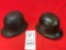 (2) German WWI Helmets (M42?) (EX)