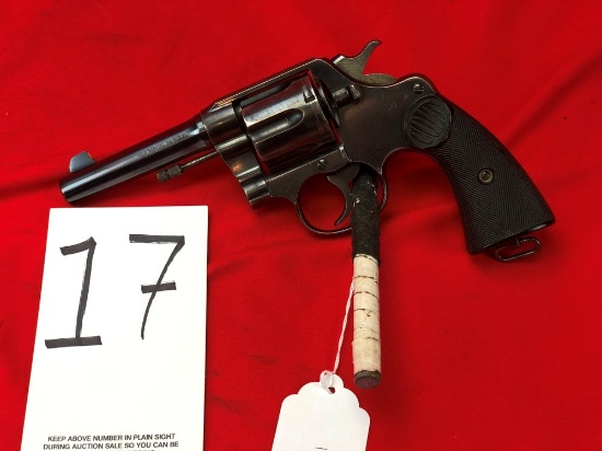 Colt New Service, 38 WCF, 4½” Bbl, SN:318771 (HG)