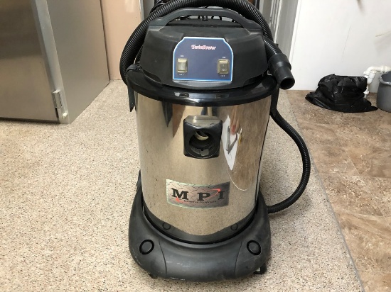 MPI Industrial Equipment Wet/Dry Vac-Never Used.  2 motors, two different size hoses.