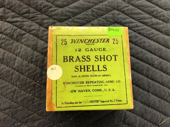 Winchester Brass Shot Shells 12ga. (Brass Only)