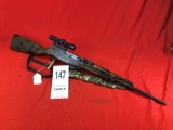 SKS, 7.62x39, Painted Camo, w/Scope & Sling, SN: 1507904