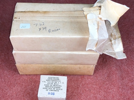 (3) Russian 7.62x39 Bricks (x3)