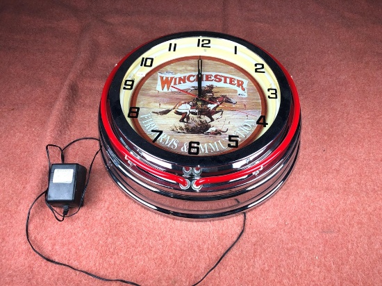 Winchester Neon Clock