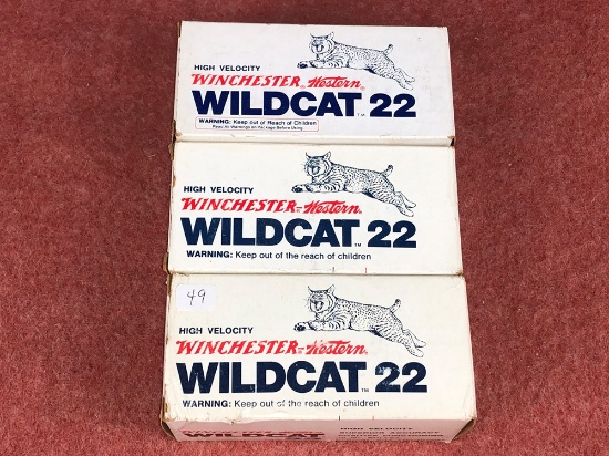 (3) Winchester Wildcat .22 LR (x3) Bricks