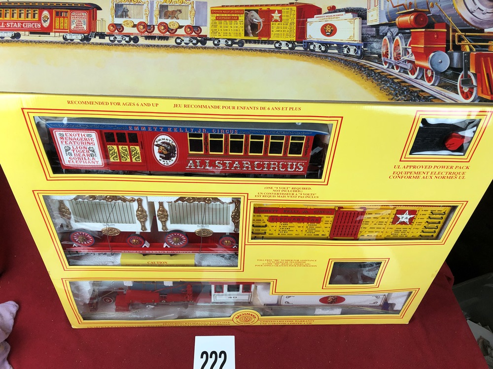 Bachmann emmett kelly circus train sale