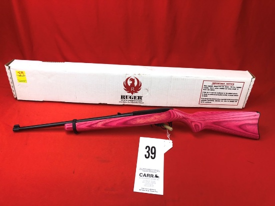 Ruger 10-22, 22 LR, Pink, NIB, SN:0006-16749