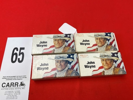 Winchester 'John Wayne' 32-40 Ammo Boxes, 2-Full Boxes, 2 Empty Boxes