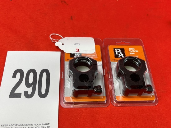(2) PA 30mm EX High Single Rings