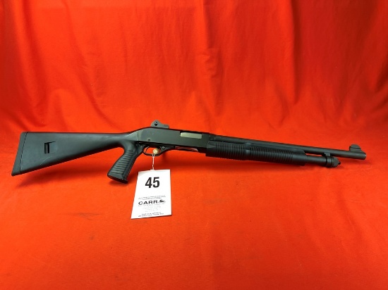 Stevens Mod 320, 12 Ga., Pump, 19" Bbl., 2 3/4" – 3", Combat Sights, SN:134379C