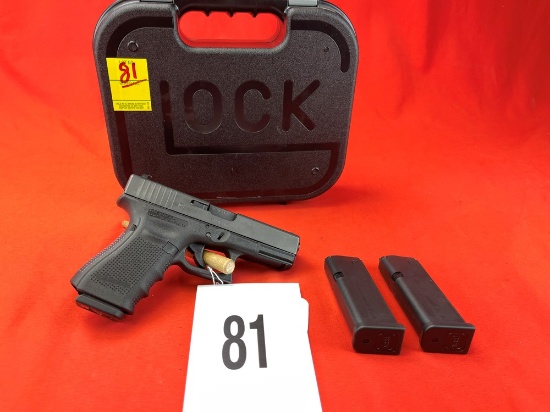 Glock 19 Gen 4, 9mm, (3) Mags, w/Box, SN:BAHM817 (HG)