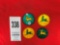 (4) John Deere Reflectors