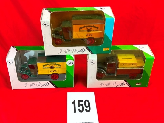 (3) John Deere Truck Banks