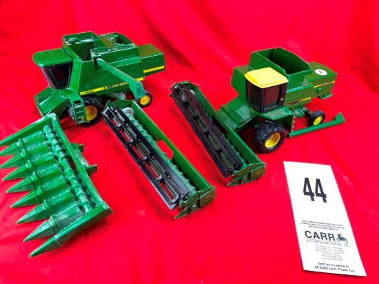 (2) John Deere Combines & Heads