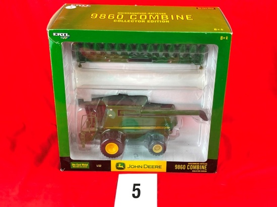 John Deere 9860 Combine w/Box