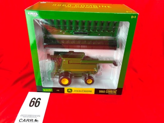 John Deere 9860 Combine w/Box