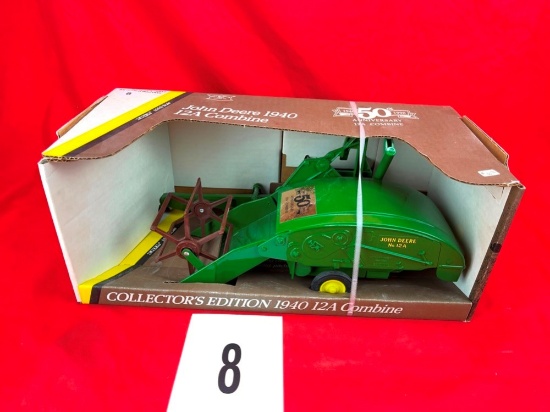 John Deere 12 A Combine w/Box