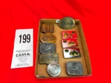 (10) John Deere Belt Buckles