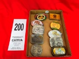 (10) John Deere Belt Buckles