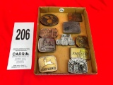 (10) John Deere Belt Buckles